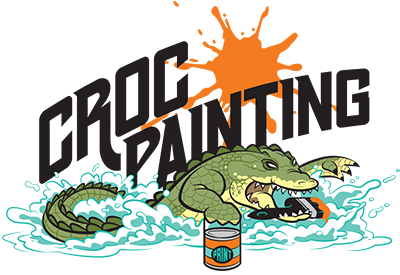 Croc Painting Croc Painting logo